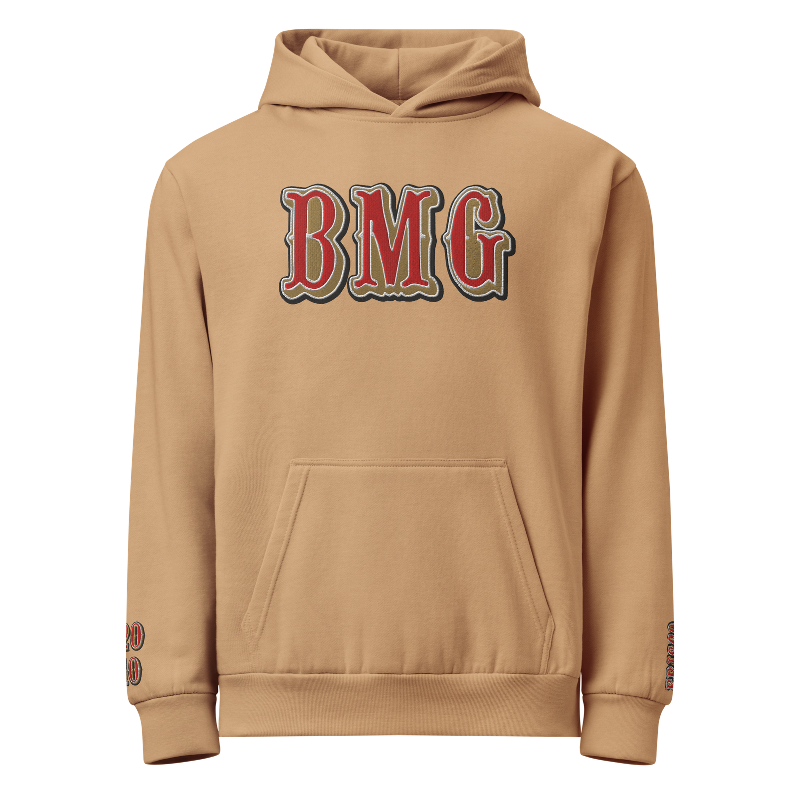 BMG Niner Tribute Embroidered Premium Urban garment-dyed hoodie