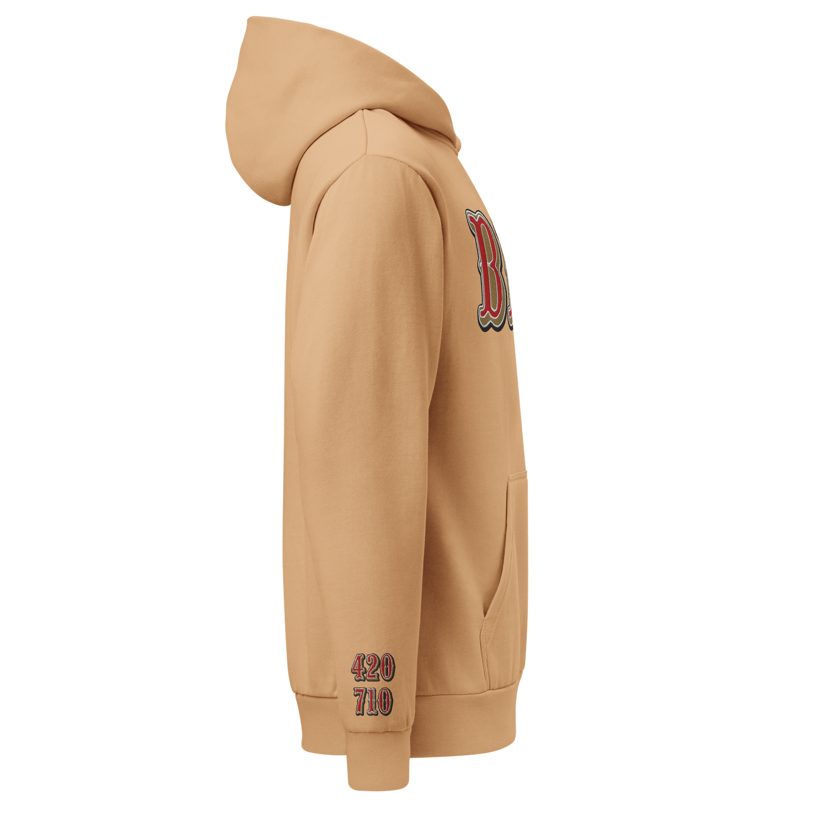 BMG Niner Tribute Embroidered Premium Urban garment-dyed hoodie - Image 6