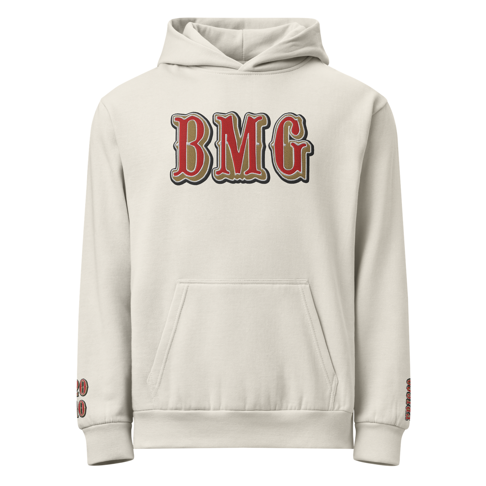 BMG Niner Tribute Embroidered Premium Urban garment-dyed hoodie - Image 7