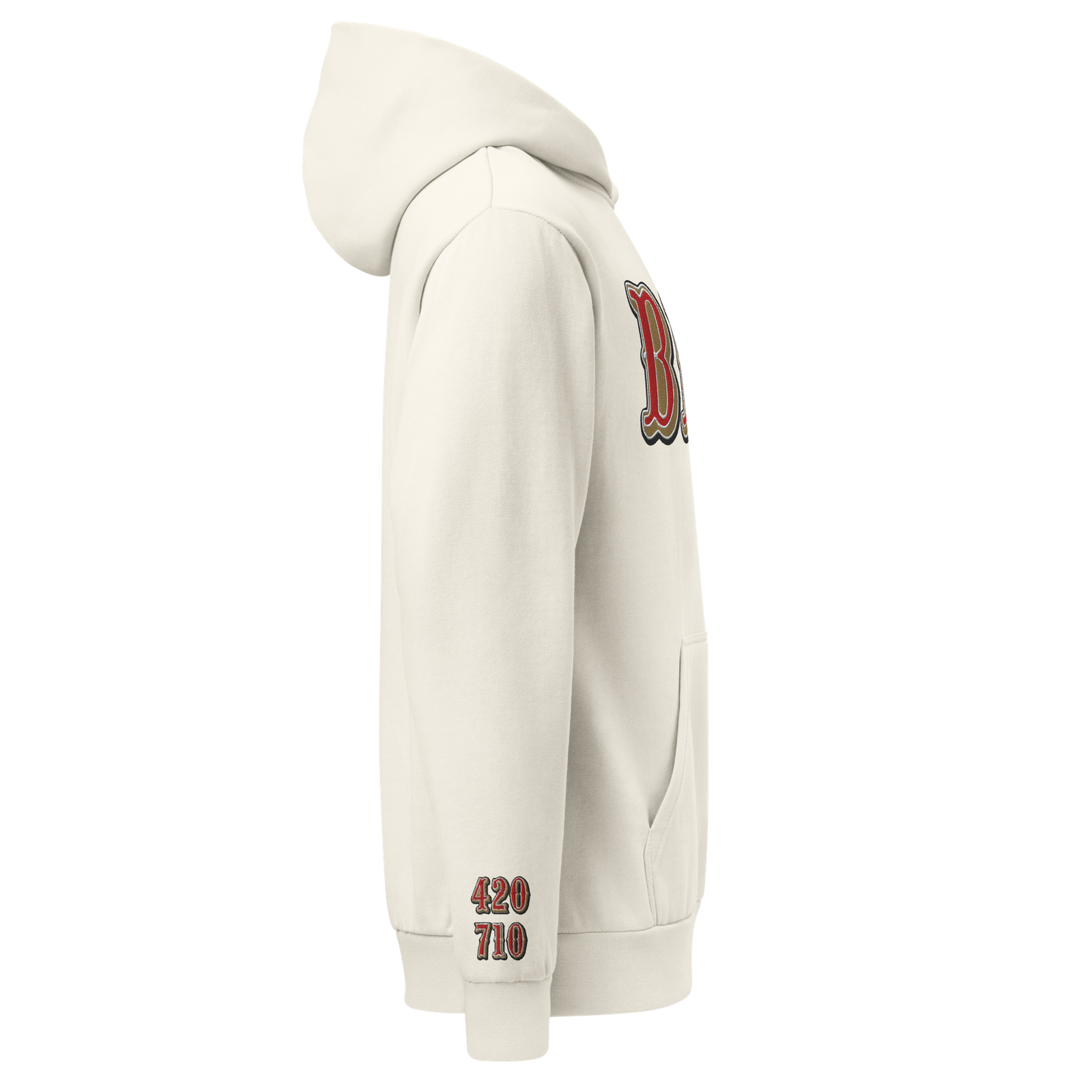 BMG Niner Tribute Embroidered Premium Urban garment-dyed hoodie - Image 9